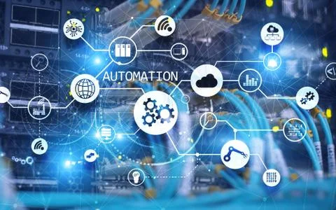 Automation Software Technology Process System Business concept 2021 Stock Photos