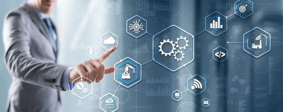 Automation software technology process System business concept 2022 Foto stock