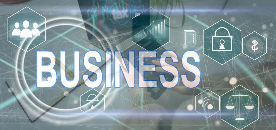 Automation Software Technology Process System Business concept. Foto stock