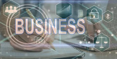 Automation Software Technology Process System Business concept. Stockfoto's