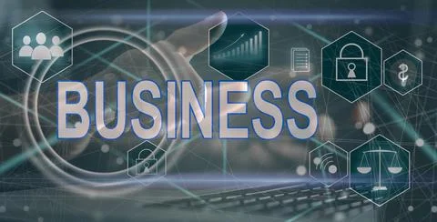 Automation Software Technology Process System Business concept. 스톡 사진