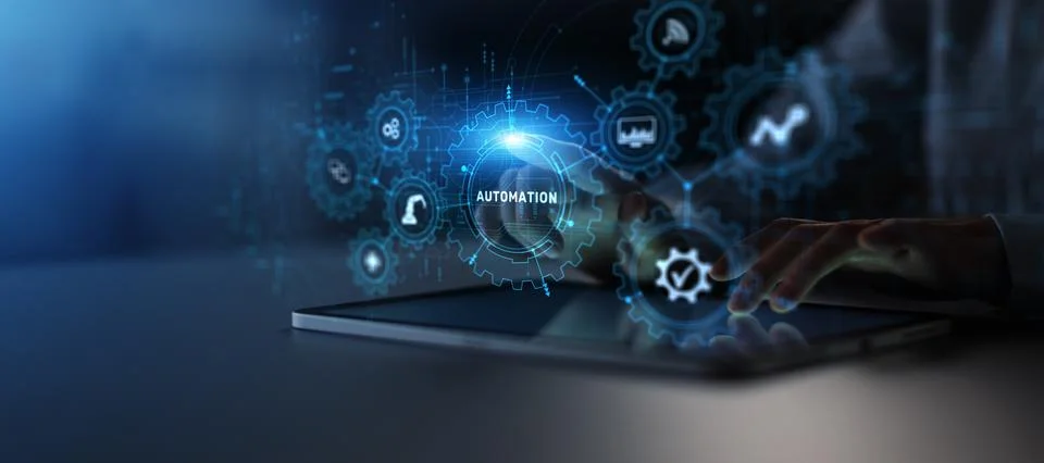 Automation Technologies for Process Optimization and Industrial Efficiency. 写真素材