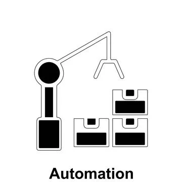 Automation vector icon design. Stock Illustration