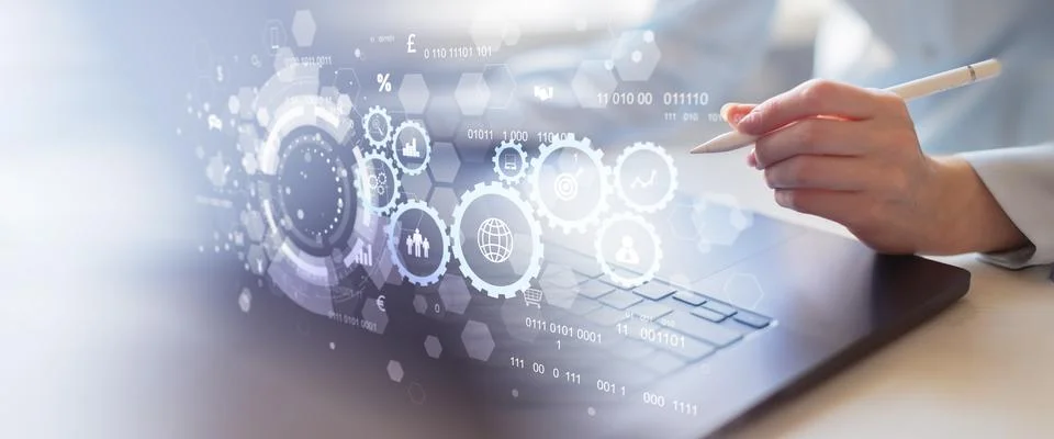 Automation Workflow Platform for Business Process Optimization and Operatio.. Stock Photos