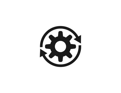 Automatism, process icon. Vector illustration. Stock Illustration