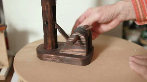 Automaton mechanism close-up Stock Footage 180126819