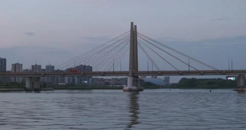 Automobile bridge Stock Footage 226965861