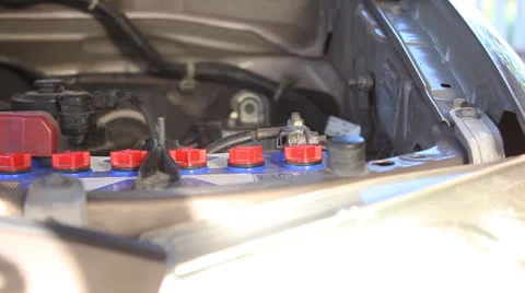 Automobile engine Stock Footage 22634404