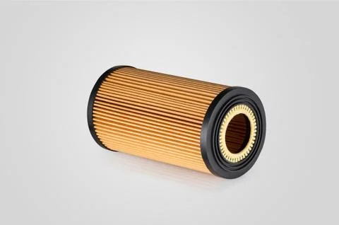 Automobile filter on a white background Stock Photos