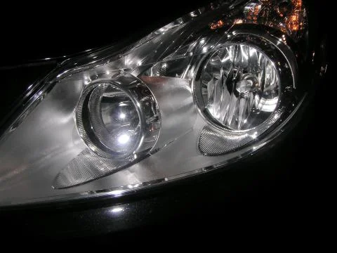 Automobile headlight Foto stock