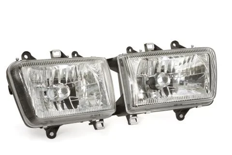 Automobile headlight 스톡 사진