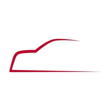 Automobile icon logo design template Stockillustratie