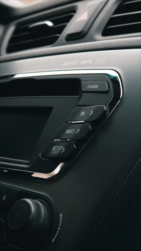Automobile Interior Control Panel. Vertical. Stock Footage 276317076
