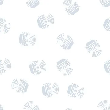 Automobile sensor glyph seamless pattern Stock Illustration