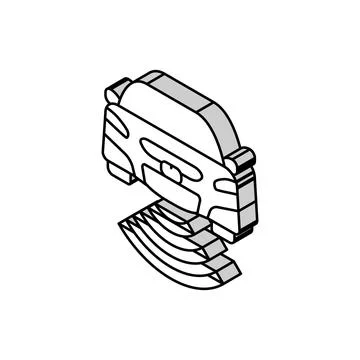 Automobile sensor isometric icon vector illustration Stock Illustration