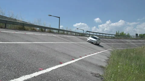Automobile testing area Stock Footage 35162470