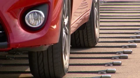 Automobile Testing Area Stock Footage 35590435