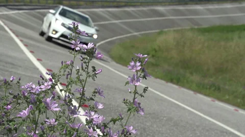 Automobile testing area - Slow motion 動画素材 35162440