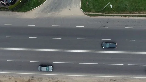 Automobile traffic on the track Stock Footage 100820248