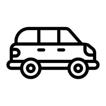 Automobile Vector Icon Design Illustration Stock Illustration