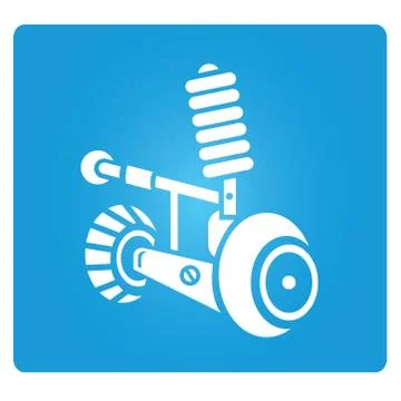 Automotive engine Stock Illustration