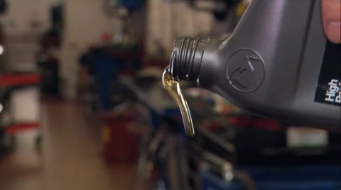 Automotive - Engine Oil 02 Stock Footage