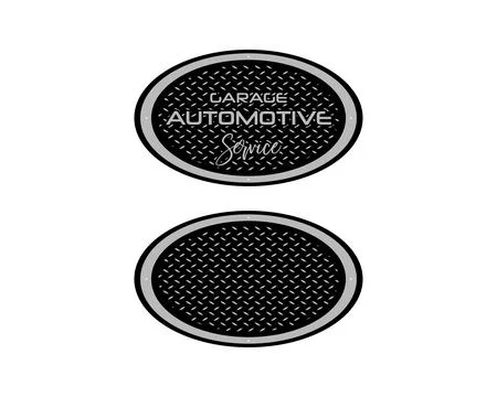 Automotive Logo Design Stock Illustration