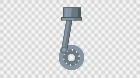 Automotive Piston in Action Stock Footage 323492358