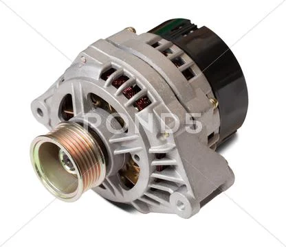 Automotive power generating alternator Stock Photos