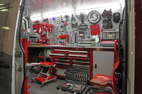 Automotive workshop Stock Photos