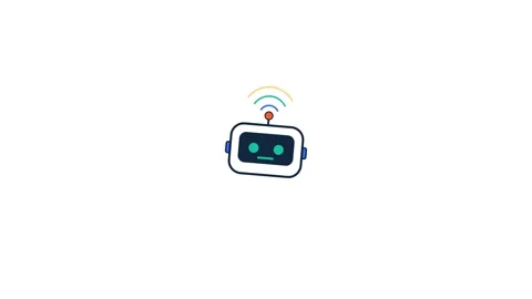 Autonomous ai agent robot Stock Footage 340235346