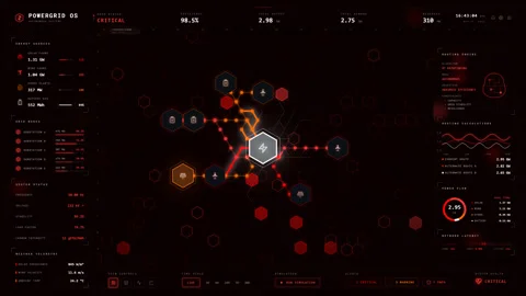 Autonomous AI routing dashboard 4K motion graphic V2 库存影片 334891417