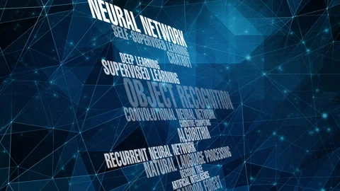 Autonomous artificial intelligence and connected lines exploring technology Stock Footage 270461066