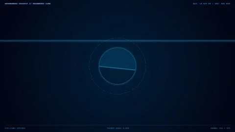 Autonomous Cockpit Telemetry Display Interface Stock Footage 347895163
