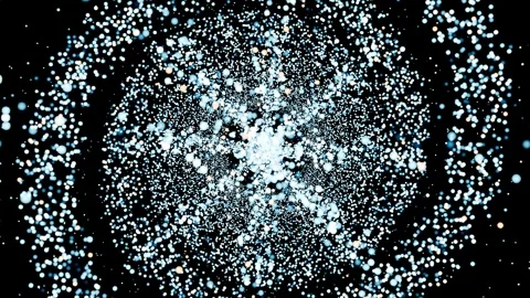 Autonomous DNA Helix : Z-Axis In 4K Alpha Stock Footage 333700779