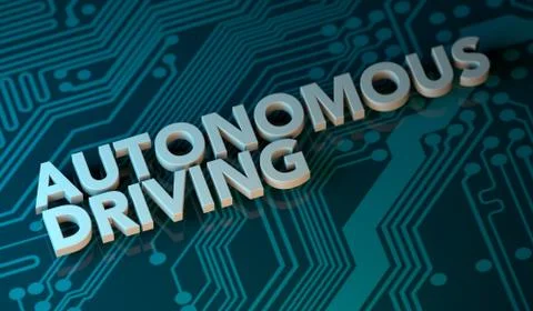 Autonomous Driverless Self Driving Vehicle Stock Photos