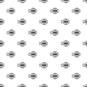 Autonomous driving car radar sensor seamless pattern Stock Illustration