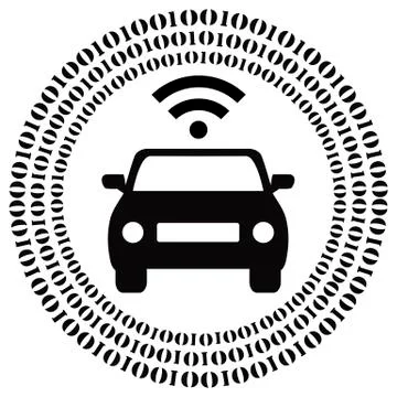 Autonomous Driving Stock Illustration