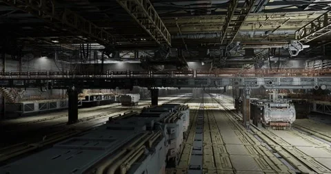 Autonomous loading operations, Automated fleet handling cargo Vídeo Stock 333560246