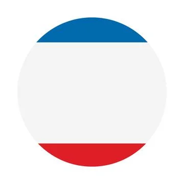 Autonomous Republic of Crimea flag vector illustration isolated Stockillustratie