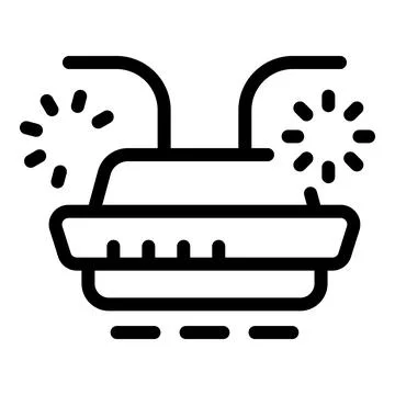 Autonomous robot using lidar technology for mapping and navigation Stock Illustration