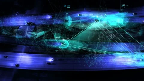 Autonomous Self Driving Car Change The Lane And Overtakes City Vehicle Stock Footage 113200030