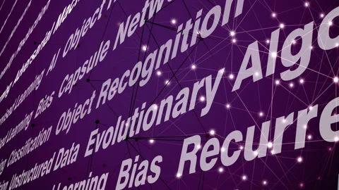 Autonomy in artificial intelligence ai innovation connected lines between Vídeos de archivo 268676028