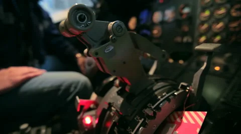 Autopilot in an airplane Video stock 42017128