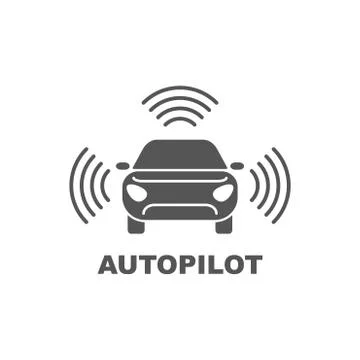 Autopilot icon. Simple element illustration. Autopilot symbol design from Illustrazione stock