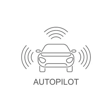 Autopilot icon. Simple element illustration. Autopilot symbol design from 스톡 일러스트