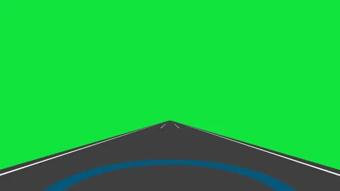 Autopilot road view with navigation interface Stock Footage 308929419