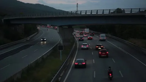 Autopista llinars Stock Footage 137956902