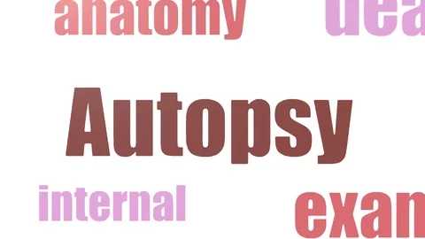 Autopsy Word Cloud Animated On White Bac... | Stock Video | Pond5