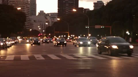 Autos desenfoque Stock Footage 11852018